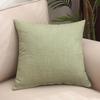 Simple Solid Color Pillow Linen Home Pillow Case Sofa Cushion
