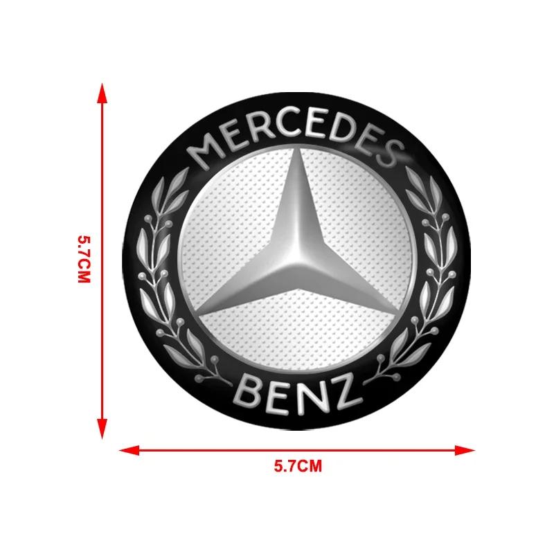 IATOW1 56mm Car Logo Wheel Center Hub Caps Sticker Emblem Auto Accessories For Benz CITAN VITO SPRINTER CLS SLK Sport ML C200 C260 C300