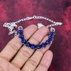 Lapislazuli Halskette Handgefertigter Schmuck, 925 Sterling Silber Halskette Designer Edelstein Schmuck Verstellbare Kette Halskette Geschenk für Mama