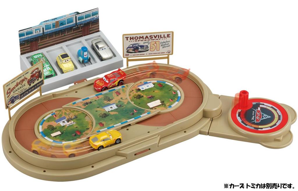 Disney Cars Tomica Action Course Triple Battle Course