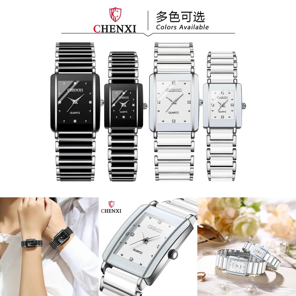 Chenxi Trendig Fyrkantig Parur Grossist Keramisk Gränsöverskridande Utrikeshandel Kvartsur