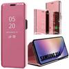 Protective Case for Samsung Galaxy A54 - E.F.CONNECTION - Pink - Mirror Effect - Clear View