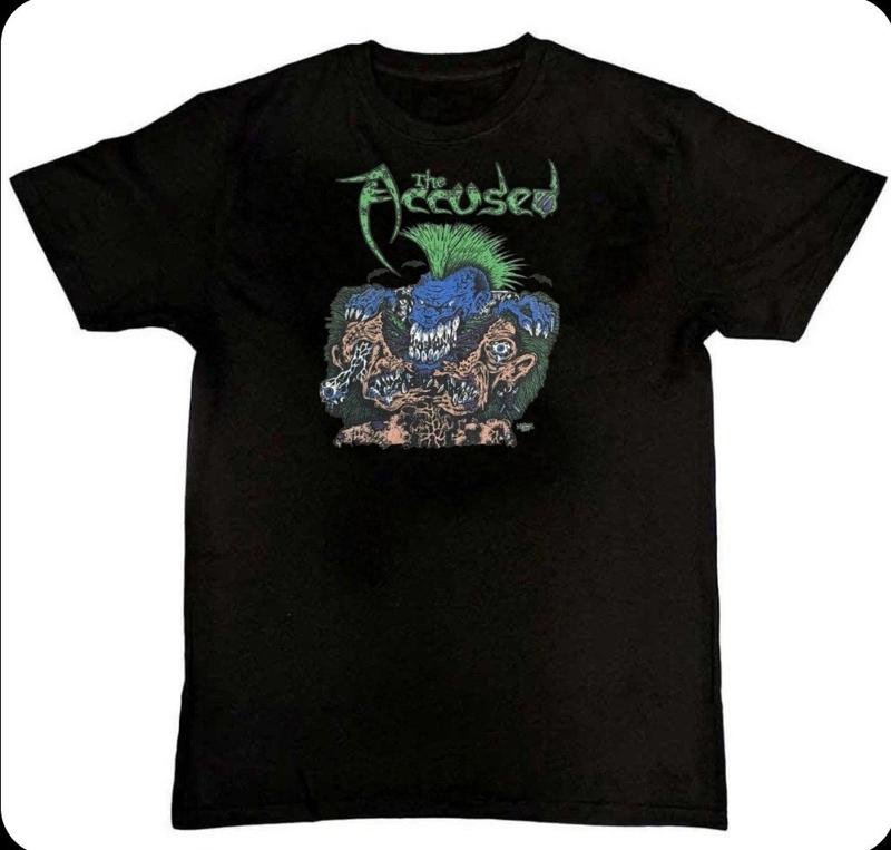 

Rare The Accused Band Graphic Print Unisex T-Shirt S