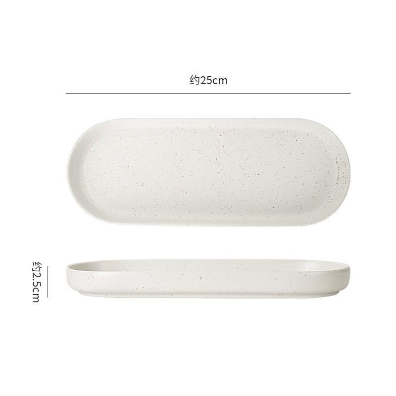 Minimalist Nordic Ceramic Dinnerware Set - Salad Bowl Soup Plate Steak Dish Small Side Coffee Cup Dishwasher Safe