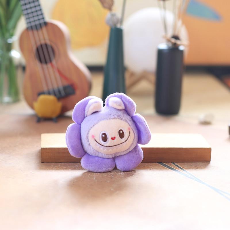 1Pc Labubu Kawaii Anime Accessories Labubu Monster Plush Keychain Key Chain Bag Decoration Accessories Girl Gifts