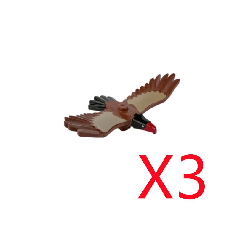 MOC City Animal Building Block Model Character Farm Accessories Goose Pig Dog Orangutan Cheetah Shark Zoo Brick Toy Gifts X014