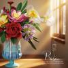 Non-Toxic 956Pcs Preserved Flowers Building Blocks Rose Daisy Lily Bouquet Vase Model Bricks Home Decoration Ornaments Kids Toys Gifts