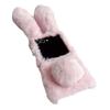Für Samsung Galaxy Z Flip7 5G Hülle Hasenohren Winter Plüsch Hart PC Handyhülle