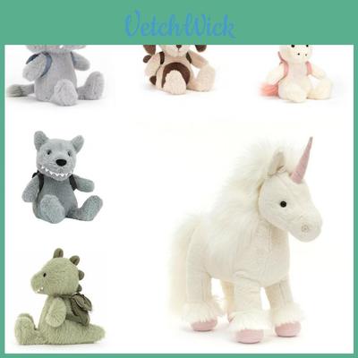 Jellycat Isadora Jednorožec Batoh Slon Dinosaurus Plyšová Hračka S Výplní Z Dutým Vláknem Pro Děti A Sběratele