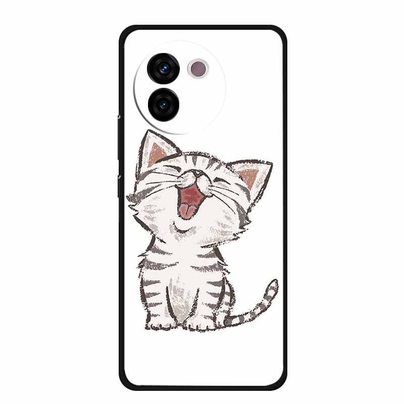 For Vivo V30e Case Popular Black Silicone Soft Back Cover Case For Vivo V30e Phone Case Cover V 30 e V 30e V30 e Coque Funda Bag