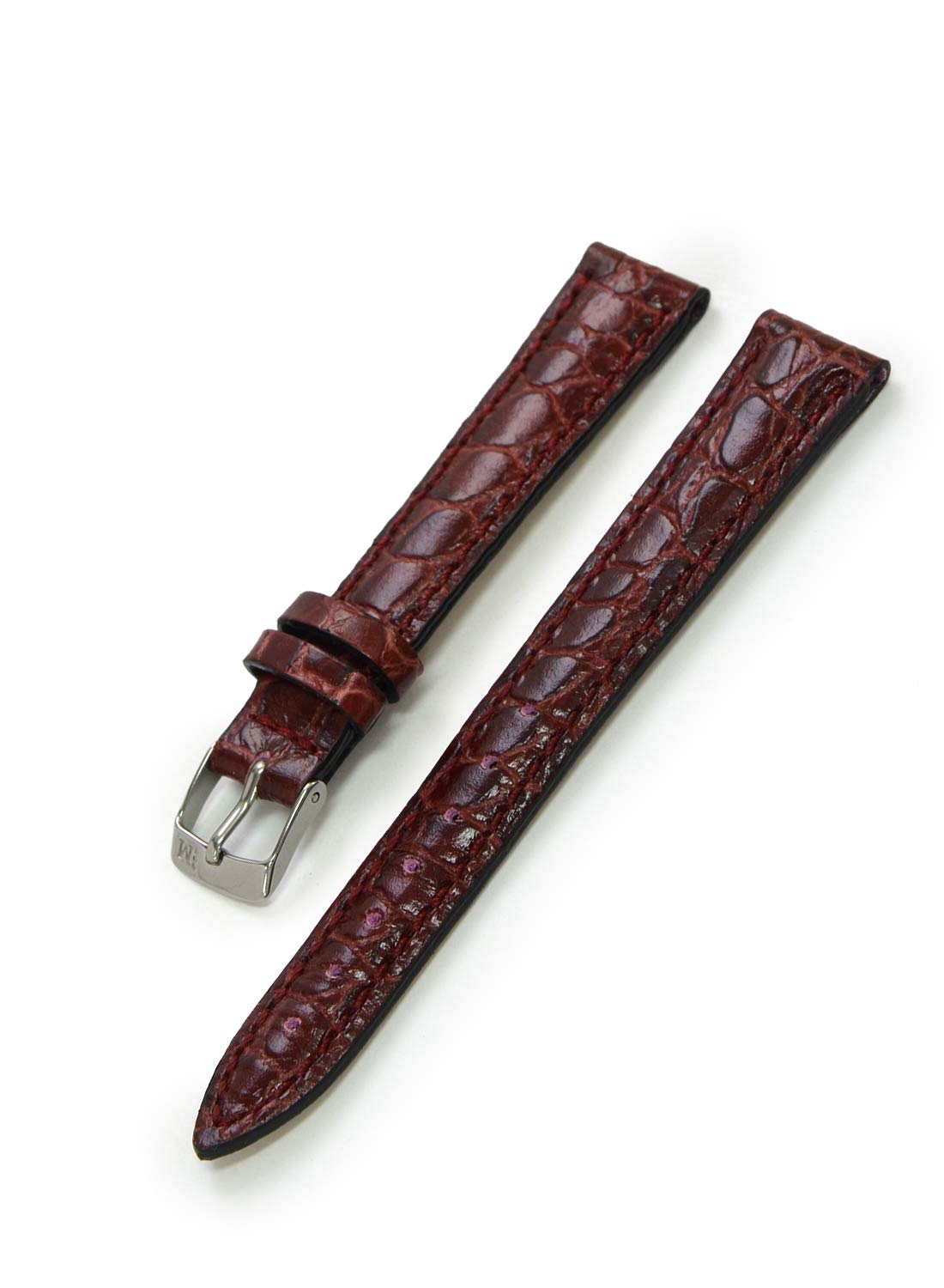 

MORELLATO Calf Crocodile Embossed Watch Strap LIVERPOOL 14mm Burgundy with Replacement Tool [Authorized Import] D0751376081014M
