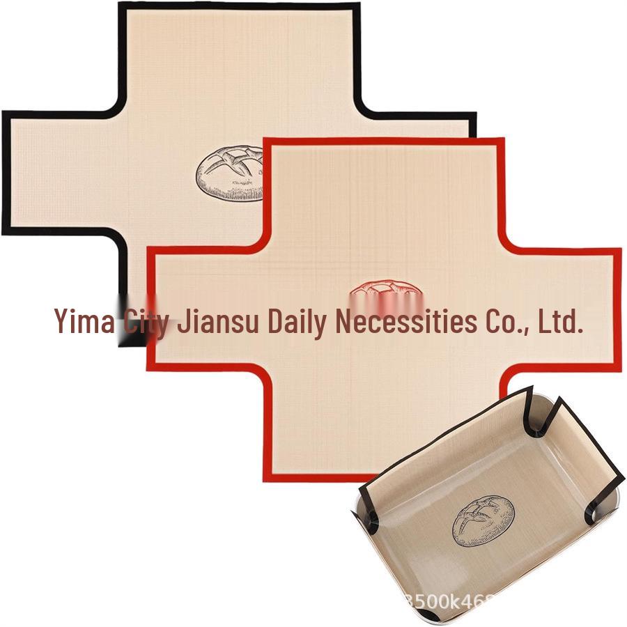 

Food Grade High-Temp Resistant Silicone Toast Mold & Baking Mat - Easy to Clean Black 37*27