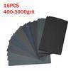 15/18Pcs 400-3000 Grit Sanding Paper Kit Abrasive Polishing Tools  Wood Sanding