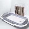 Foldable Pet Cleaning & Laundry Basin - Drainable, Multi-purpose, Storage Basket