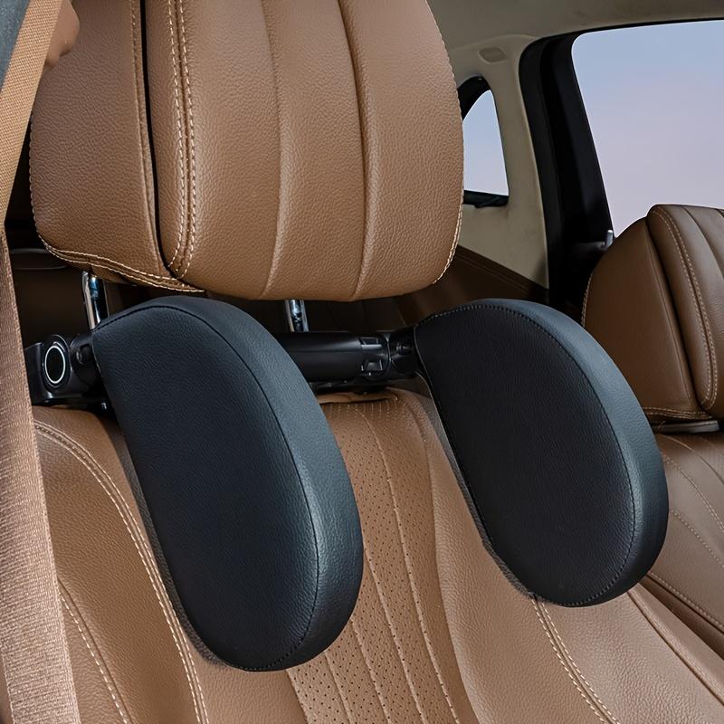 360° Adjustable Car Headrest with Memory Foam, Ergonomic Neck Support Pillow with Side Wings, Sleeping Travel Cushion for Most Vehicles