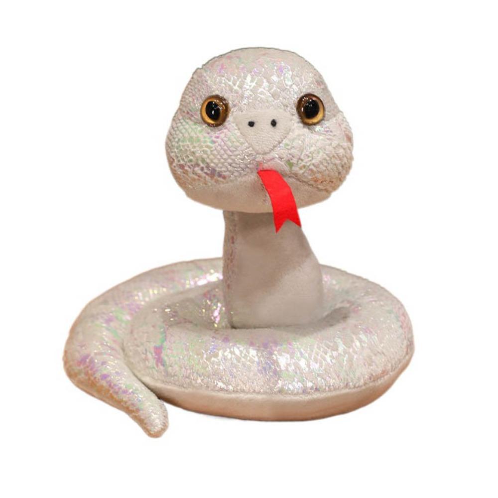 Simulation Snake Year Plush Toy PP Cotton Lucky Snake Doll Plushies  Children