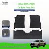 Toyota Hilux 2015-20 Black Nylon Dustproof Floor Mats 