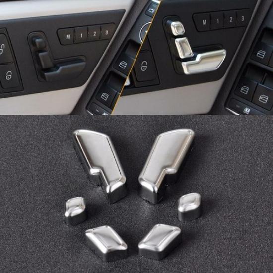 Car Seat Adjust Switch Button Cover Trim For Benz A B C E GLA CLA GLE GLS Class