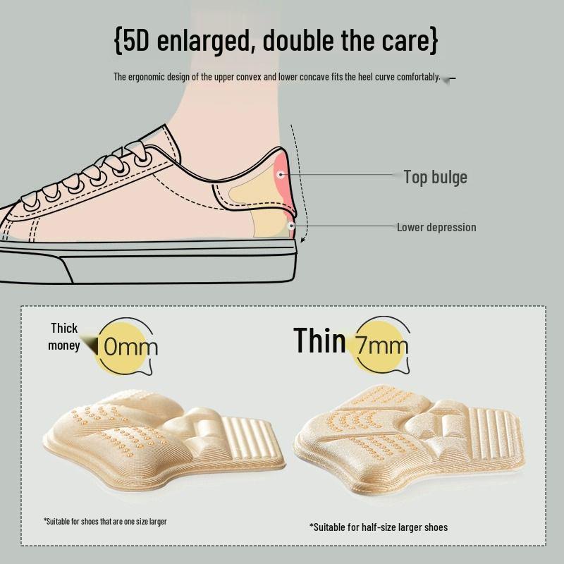 Self-Adhesive Anti-Wear Heel Stickers for High Heels - Wear-Resistant, Comfort Fit, Anti-Drop Design