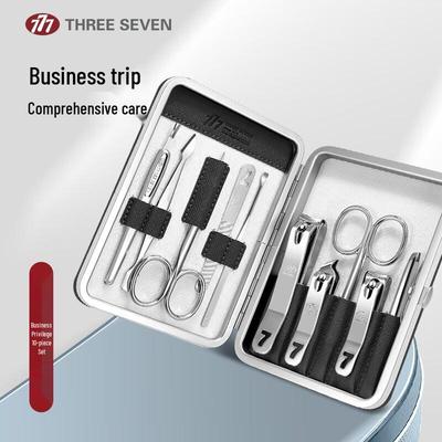 THREE SEVEN (777) 10-Piece Professional Manicure Set