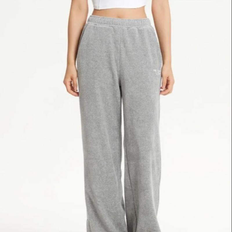 New Balance Velour Rib Wide Pants Aa Nbmle4w922