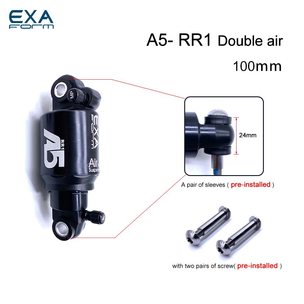 KS A5-RR1 Dual / Solo Air Rear Shock A5 RE double single air chamber pressure mountain rear shock absorber 125 150 165mm