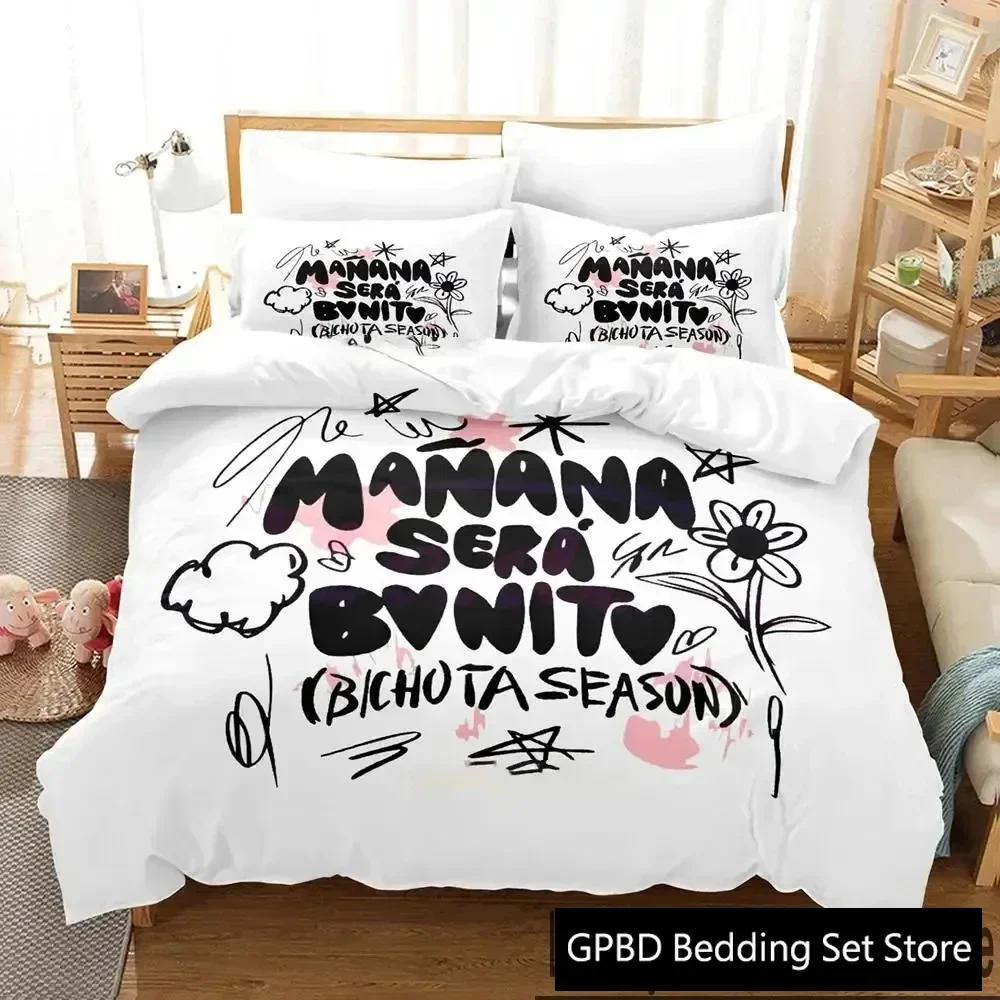 3D Print Karol G Manana Sera Bonito Bichota Comfortable Duvet Quilt Cover Pillowcase Bedding Set Bedroom Decoration Home Textile