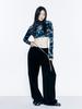 VEGAN TIGER Corduroy Wide Pants (Black)