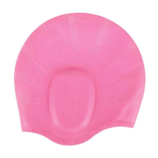 Waterproof Adult Silicone Elastic Ears Protector Men Women Swimming Pool Cap Hat
