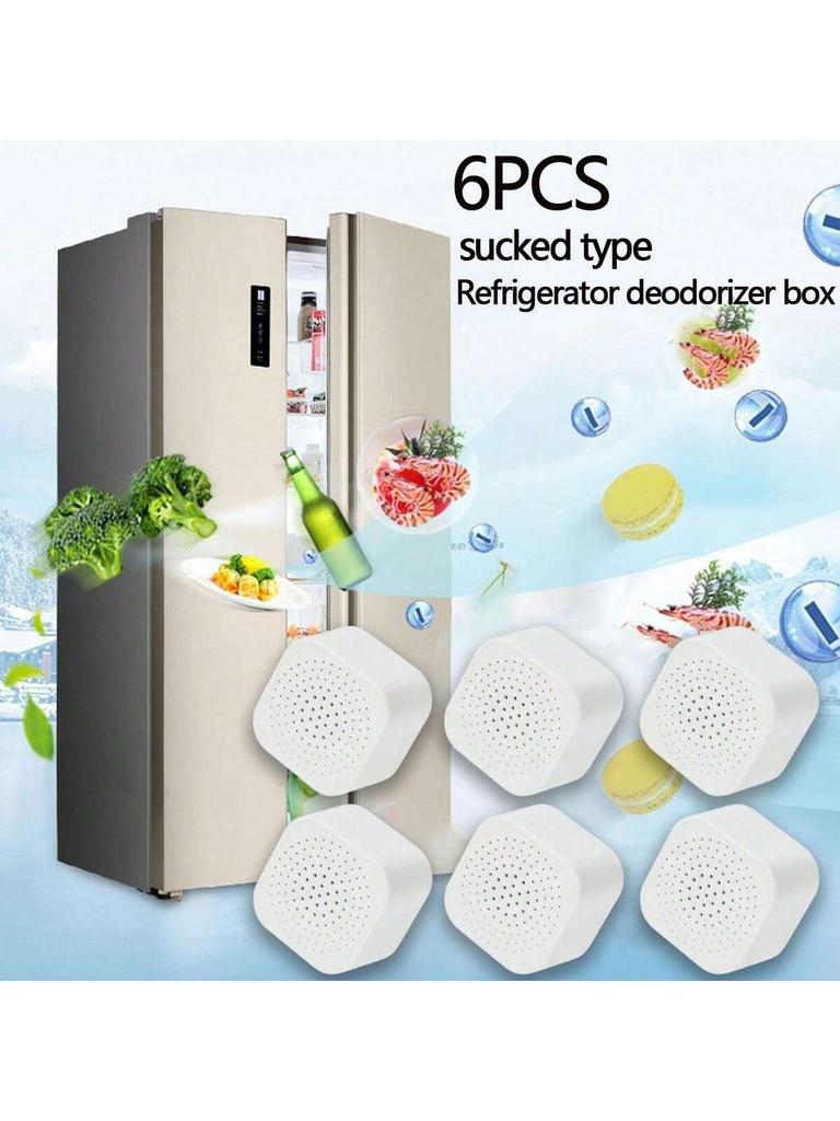 6/12/18/30PCS Deodorant, Refrigerator Activated Carbon Deodorizing Box, Anti Odor And Deodorizing Sq