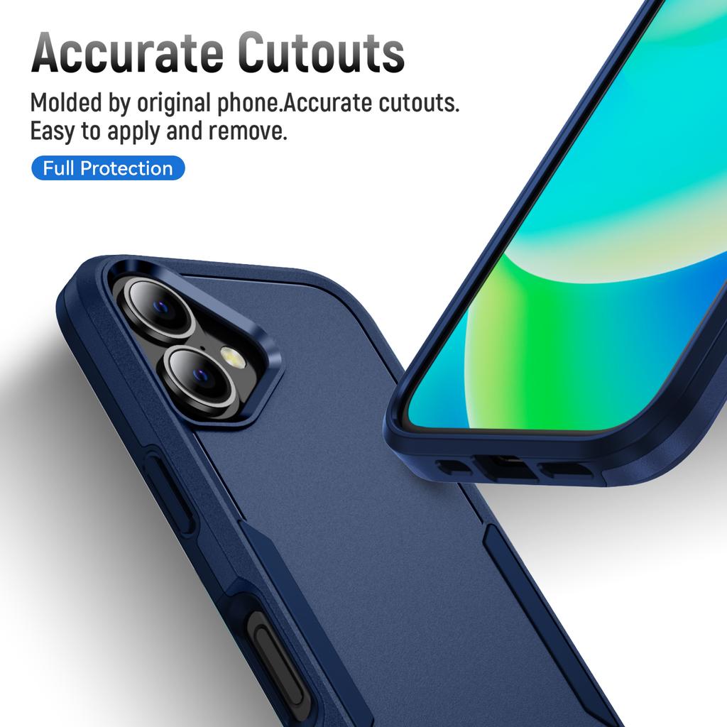 Military Grade Shockproof Armor Case for Iphone 17 Pro Max 17 Air 16 16e 15 14 Plus 12 13 Iphone17 Iphone16 Cell Phone Cases