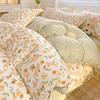 Small Fresh Bed Four-piece Dormitory Quilt Cover Three-piece Bed Sheet Set