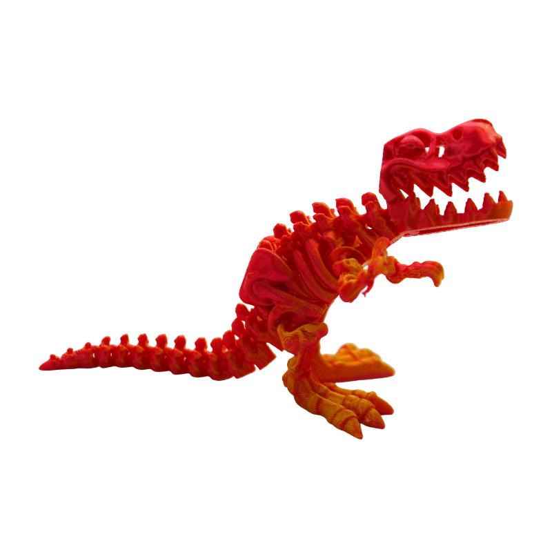 Подвижная фигурка Тираннозавра Рекса, напечатанная на 3D-принтере - Креативная игрушка-украшение ко Дню защиты детей