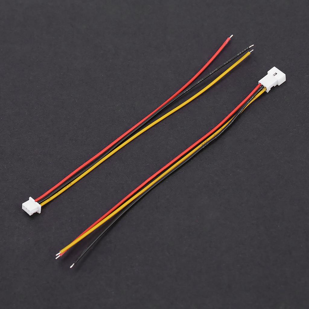 20 Sets Pack Micro JST 1.25MM 3 Pin Male&Female Connector Plug with Wires Cables(3Pin)