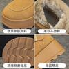 Muffin Leather Snow Boots New Year's New Velvet Small Man Height Increase Warm Casual Cotton Shoes