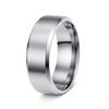 TK Trendy Hip Hop Rotating Decompression Titanium Steel Men's Ring