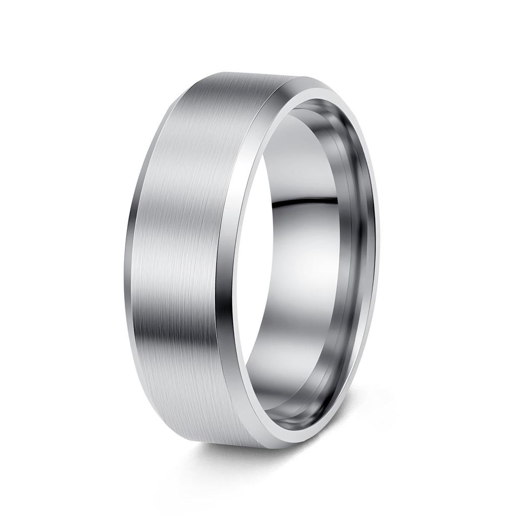 TK Trendy Hip Hop Rotating Decompression Titanium Steel Men's Ring