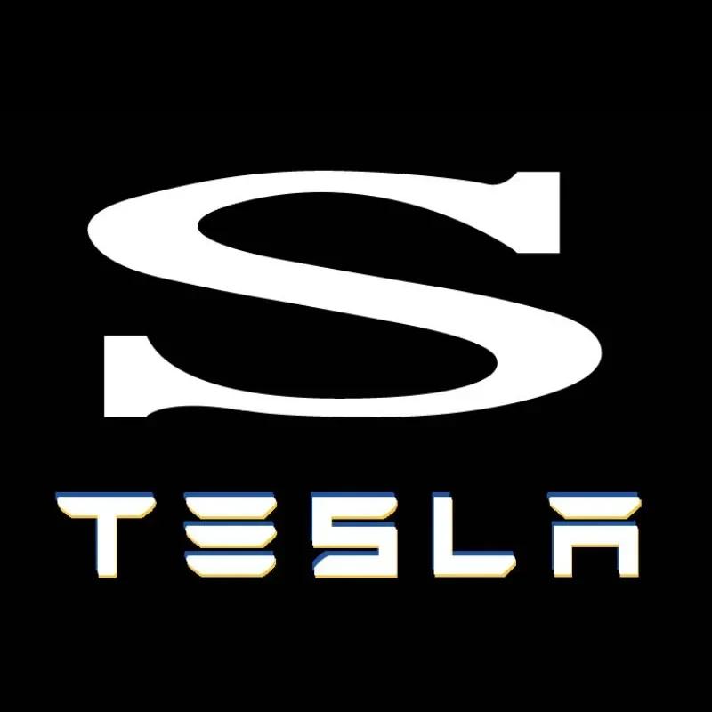 

Car Sticker Tesla 2 pieces LED Courtesy Ghost Shadow Welcome Light Laser Logo Projector Door Lamp For Tesla 2018-2025 Model X S