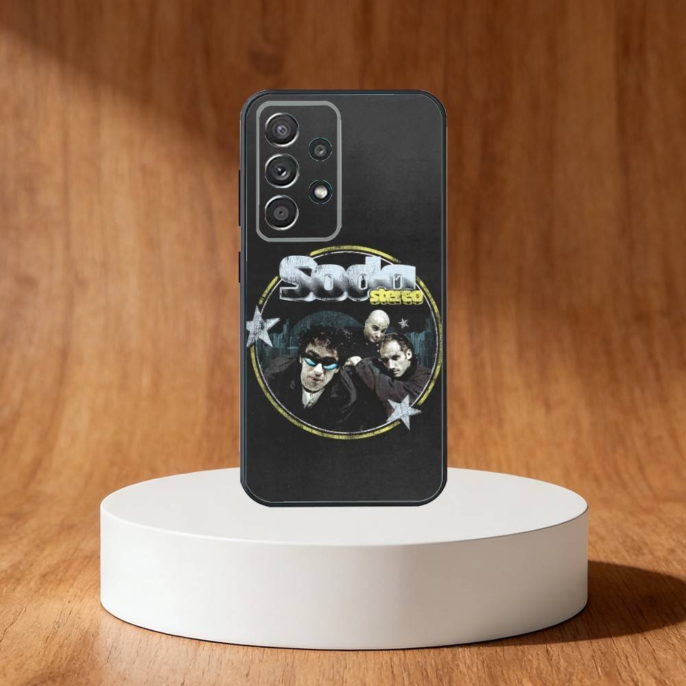 Rock Band S-Soda S-Stereo Phone Case For Samsung S25,S24,S21,S22,S23,S30,Ultra,S20,Plus,Fe,Note,10,9,5G Black Cover