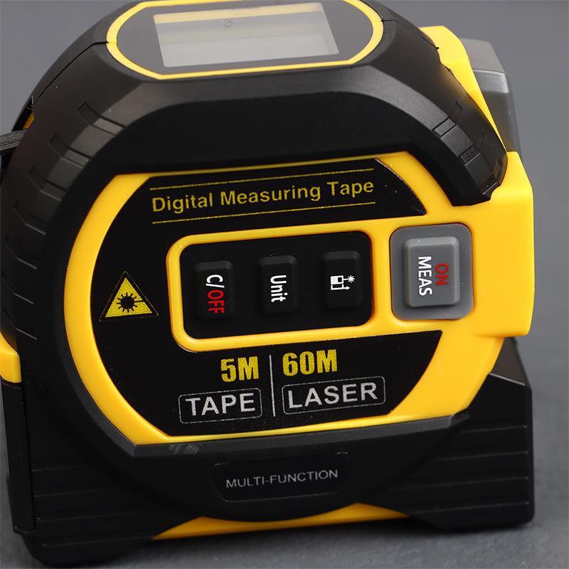 3-In-1 Rangefinder With Led Display Almighty Ruler The High Precision Laser Almighty Ruler Digital Tape Measure Tools
