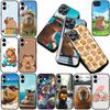 Casing for Apple iPhone 17 Pro XS Max Air 6 7 8 Plus 5 + SE 2022 SE2 16E Phone Cover Protective Case Cartoon Capybaras