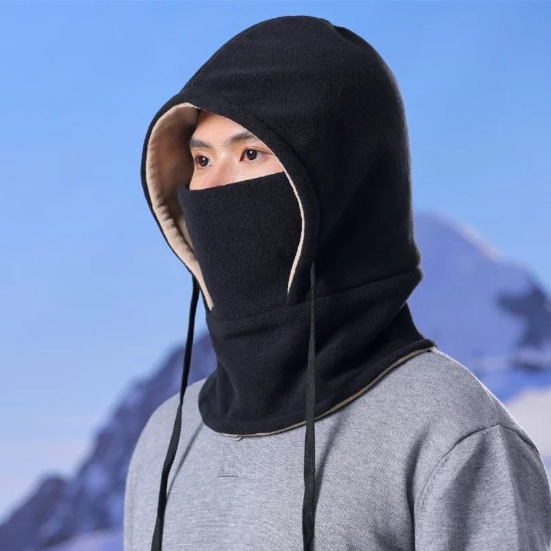 New Style Unisex Winter Warm Balaclava Hat With Mask Neck Protection Windproof Cap Fur Warm Hat For Men Women Winter Hat