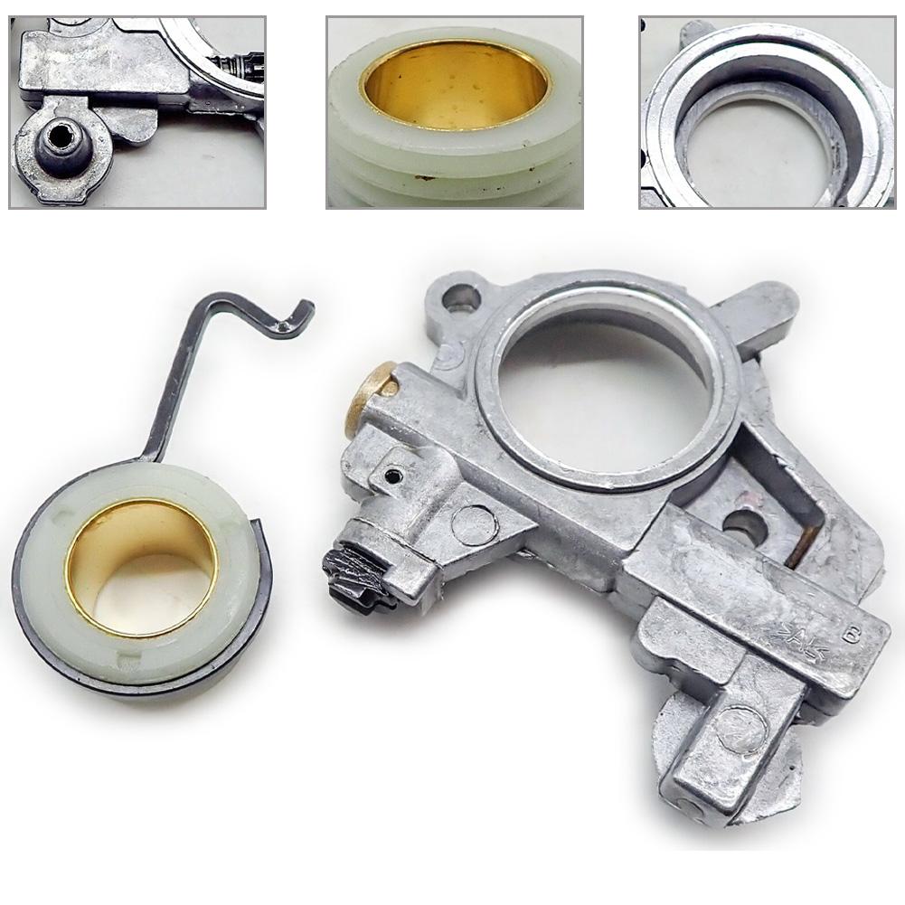 Auto Oiler Oil Pump Replacement 1128640 Chainsaw Parts Easy Installation For 046 Ms460 Garden Yard High Quality