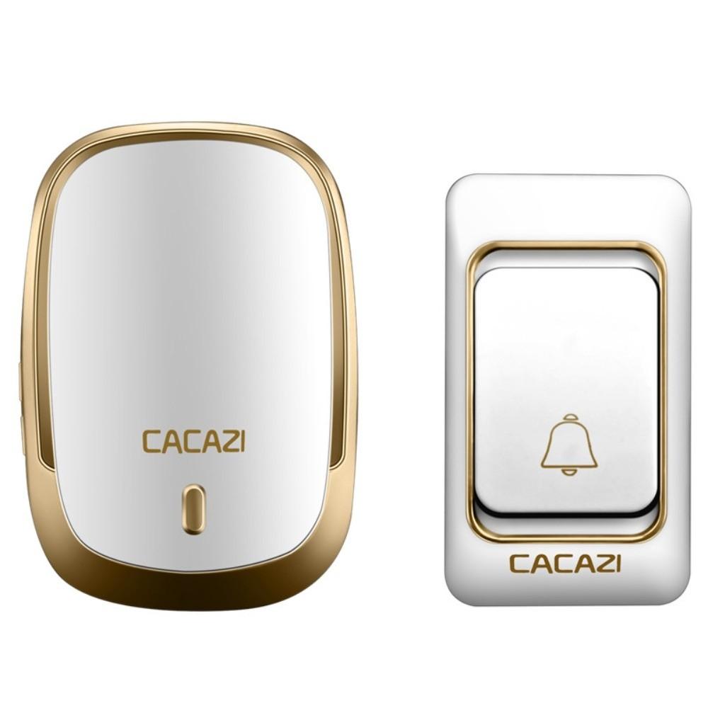 New 200M Range Wireless Doorbell LED Light 4 Volume DC Battery Operated 36 Chime Easy Install Remote Call Bell Home Use
