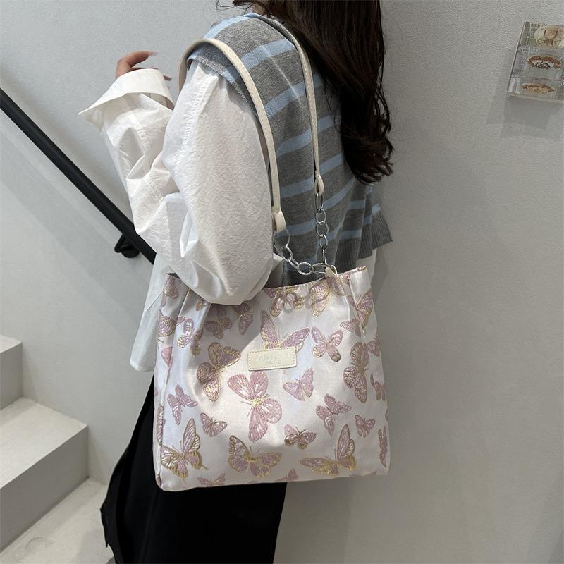 Bags Women's 2 New Fashion Versatile Casual Shoulder Bag Large Capacity Simple Commuter Bucket Bag