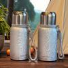 400ML Titanium Coated Insulated Tea Bottle - Dual Layer Tea Infuser for Health Brewing Loose Leaf Tea Gift Cup