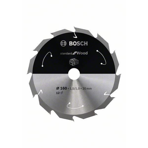 Lame de scie circulaire - BOSCH - T12 - 160 mm - 1.5/1 mm - 12 dents en carbure