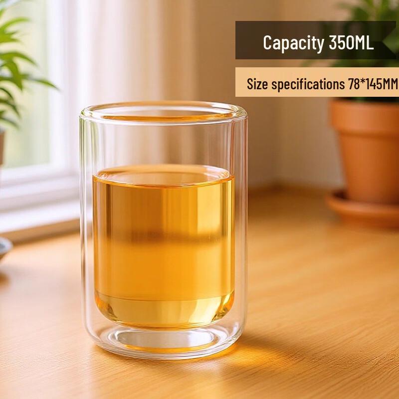 

OLOEY High Borosilicate Milk and Tea Glass Cup