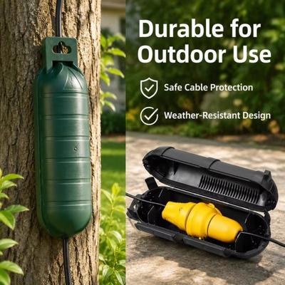 Extension Cord Junction Box Weather Proof Socket Safety Cover Electrical Box  Outdoor Socket