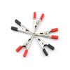 5Pcs 50Mm Plastic Durable Handle Test Probe Metal Alligator Clips with Screw